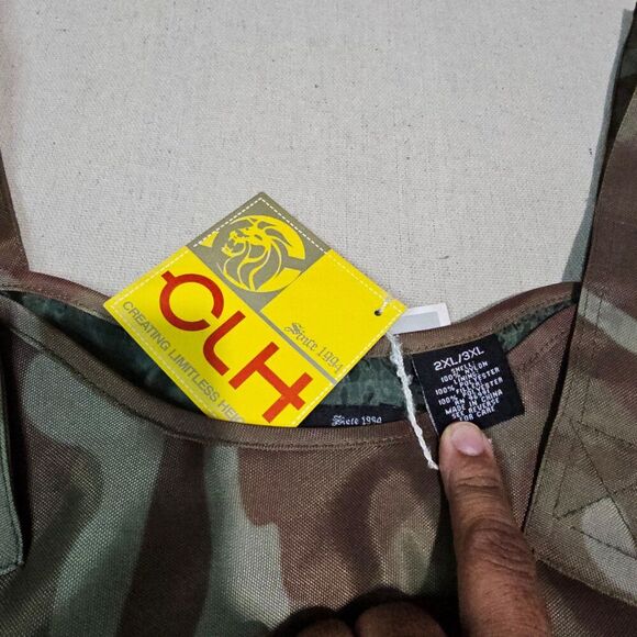 CLH Creating Limitless Heights Multi Camo Fashion Tactical Vest Sz. 2XL/3XL new - Picture 5 of 8